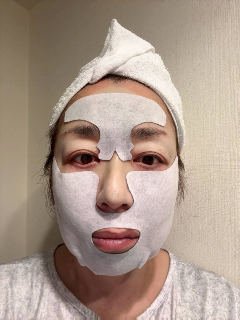 DEWYCEL Lifting Mask 使用感正面写真