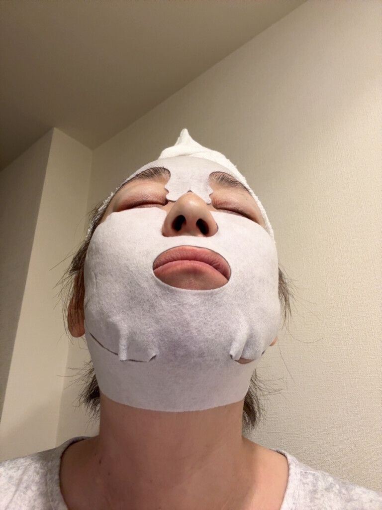 DEWYCEL Lifting Mask 使用感あご面写真