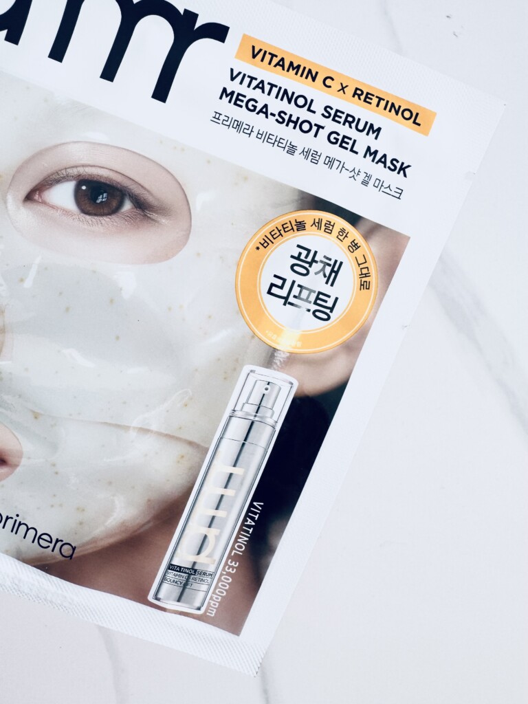 VITATINOL SERUM MEGA-SHOT GEL MASKのパッケージ写真