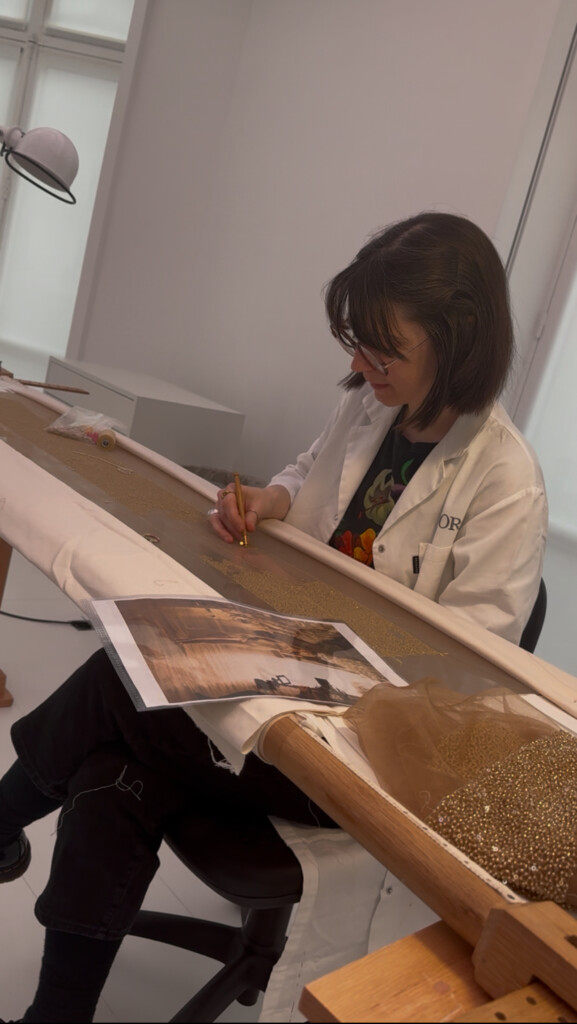 La Galerie Diorのビーズ職人