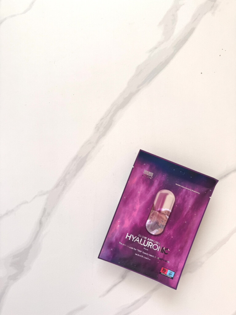 TENZERO Glow Ampoule Hyaluronic Maskのパッケージ写真