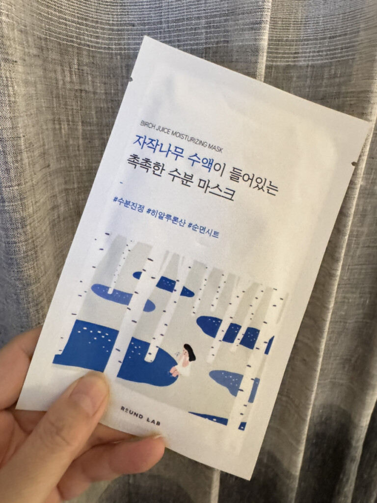 ROUND LAB Birch Juice Moisturizing Maskのパッケージ写真